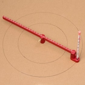 목공 컴퍼스 원형 서클 눈금자 300mm IC