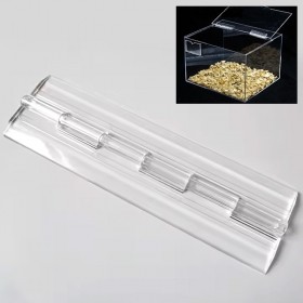 긴 아크릴 경첩 부속 철물 투명 HA 42x150mm