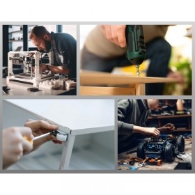 둥근머리 볼트 너트 와샤 키트 M3-M6 1080pcs ID